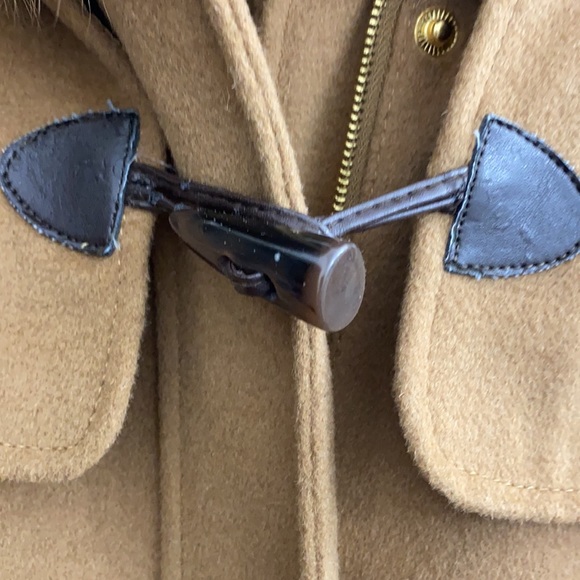 Ellen Tracy Blue fox and wool hooded coat - Picture 5 of 15